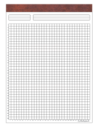 White 4" x 4" Graph Paper Pads