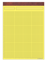 5" x 5" Graph Grid Professional Pads